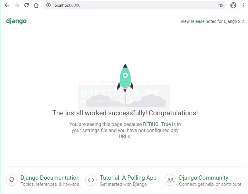 4 - Abrir nuestra primera webapp con Django en el navegador