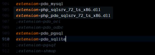 5 - Habilitar extensión en el archivo php ini