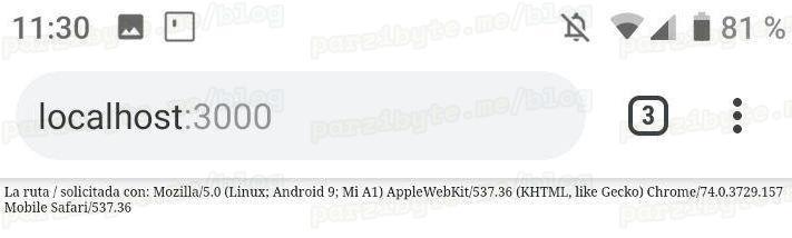 6 - Visitar servidor de node en Android