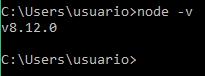 Comprobar versión de Node.JS
