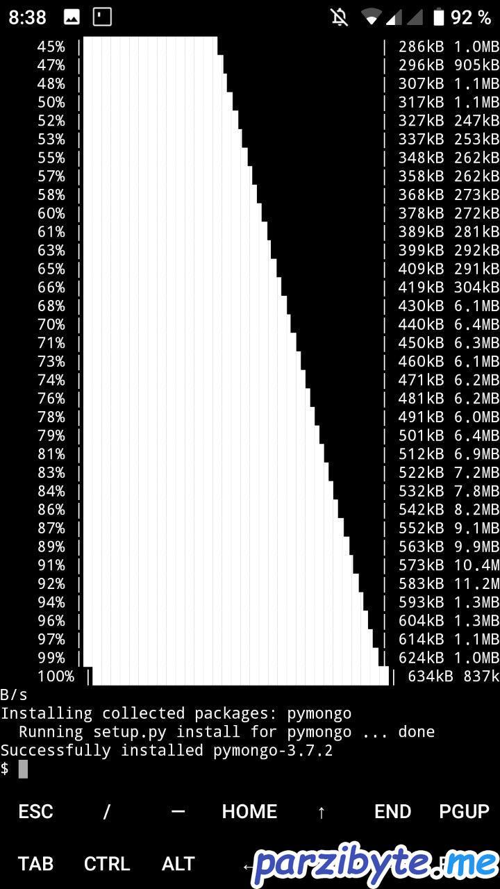 6 - Instalando PyMongo en Android correctamente