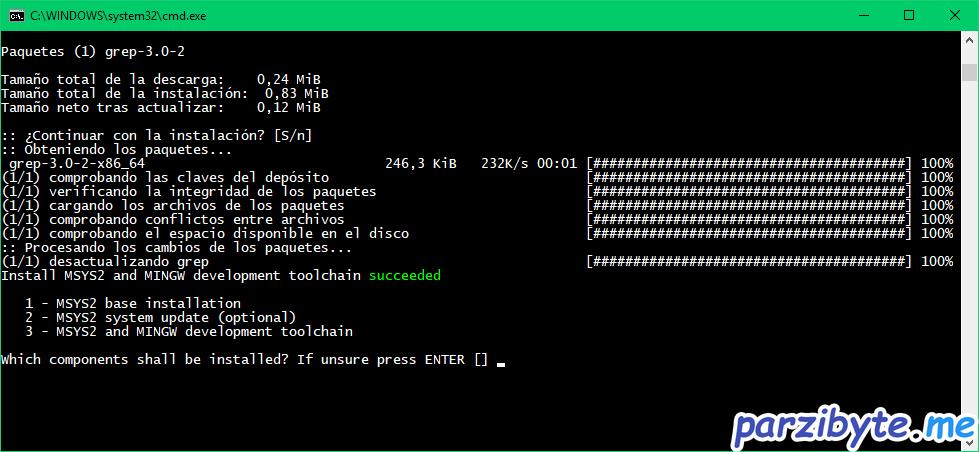 Instalación de Ruby 7 - Finalizar instalación