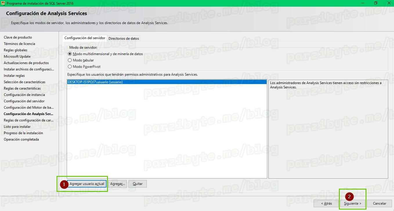12 - Configuración de Analysis Services
