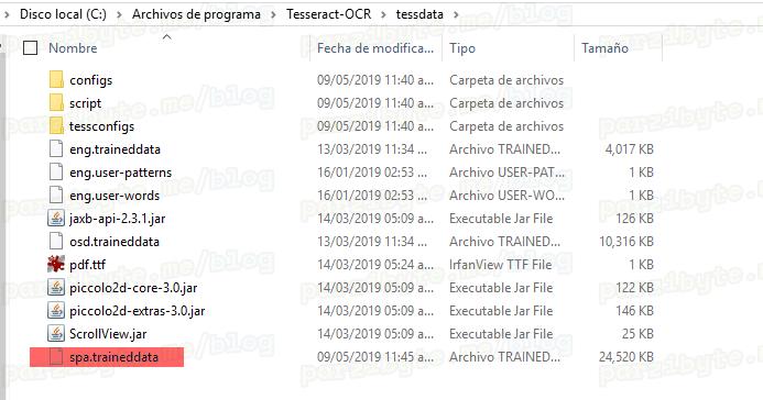 4 - Colocar traineddata en carpeta de ocr