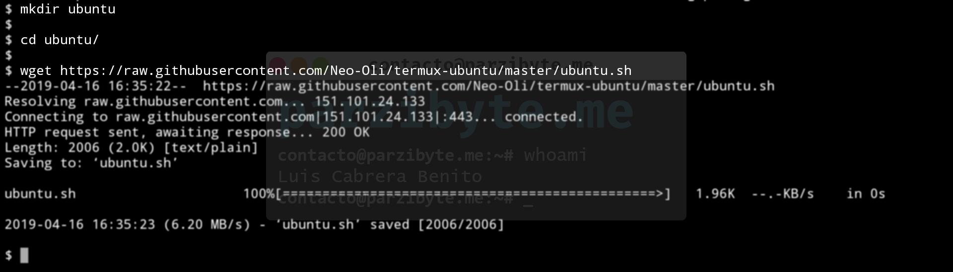 3 - Crear carpeta de Ubuntu y descargar instalador