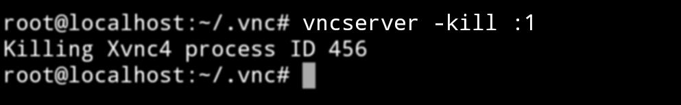 Detener servidor VNC en Android