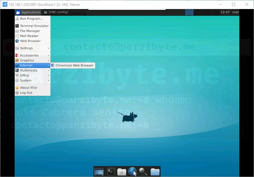 Escritorio xfce4 en Ubuntu sobre Android - VNC desde Windows