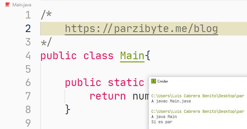 Java - Saber si número es Par o Impar