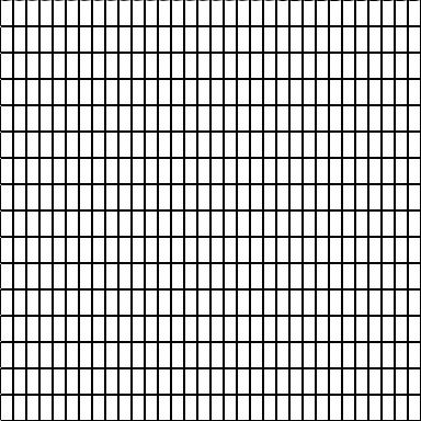 Imagen digital de cuadrícula (12x24) para imprimir en thermal printer más adelante