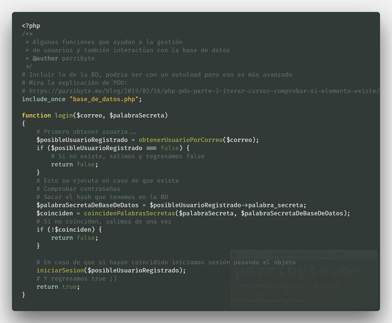 PHP y MySQL - Login, registro y autenticación de usuarios
