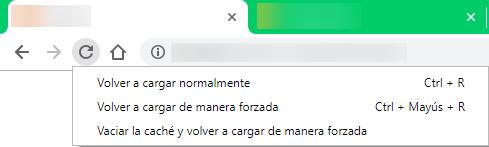 Eliminar caché en Chrome