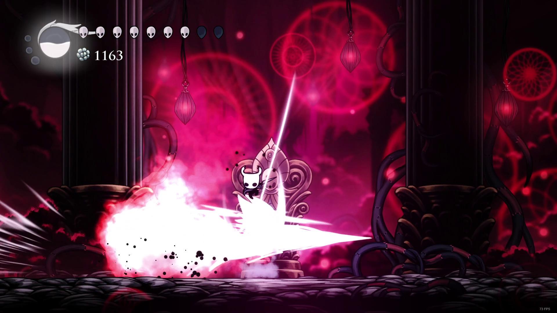 Ataque en diagonal - Guía para vencer a Grimm en Hollow Knight