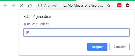Preguntar edad