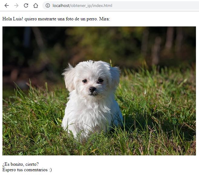 Página HTML para enviar correo
