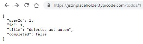 Respuesta de JSONPlaceholder