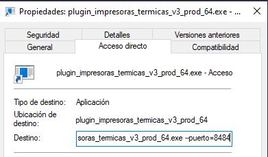 Cambiando puerto del plugin