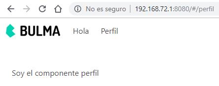 Componente Perfil en Vue con Vue Router