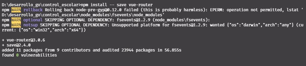 Instalar Vue Router