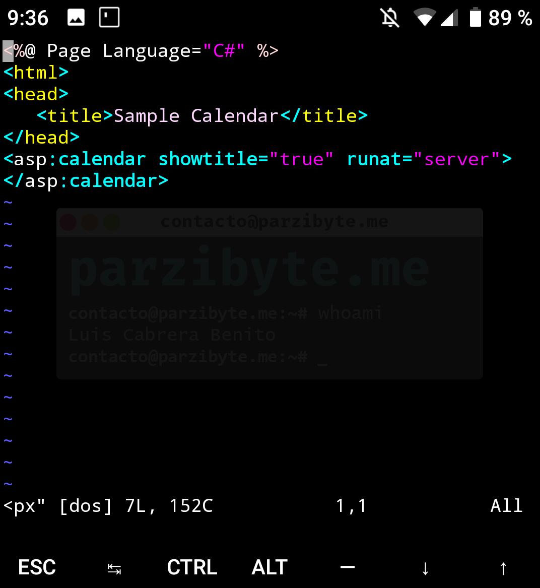 2 - Ejemplo de código para probar ASP en Android