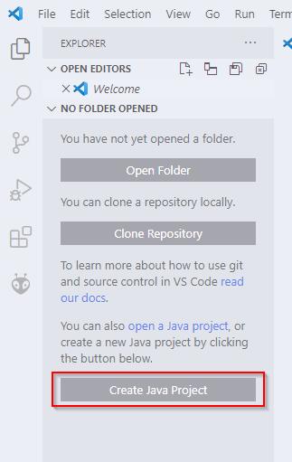 Crear proyecto de Java desde VSCode