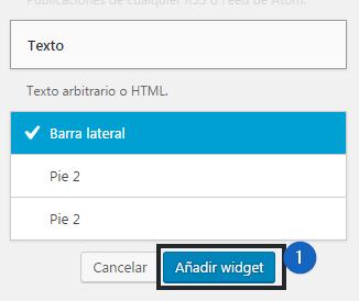 Elegir posición del widget