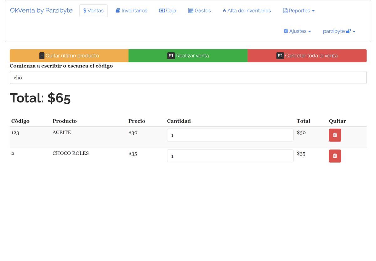 Punto de venta web con PHP, MySQL, jQuery, JavaScript y Bootstrap