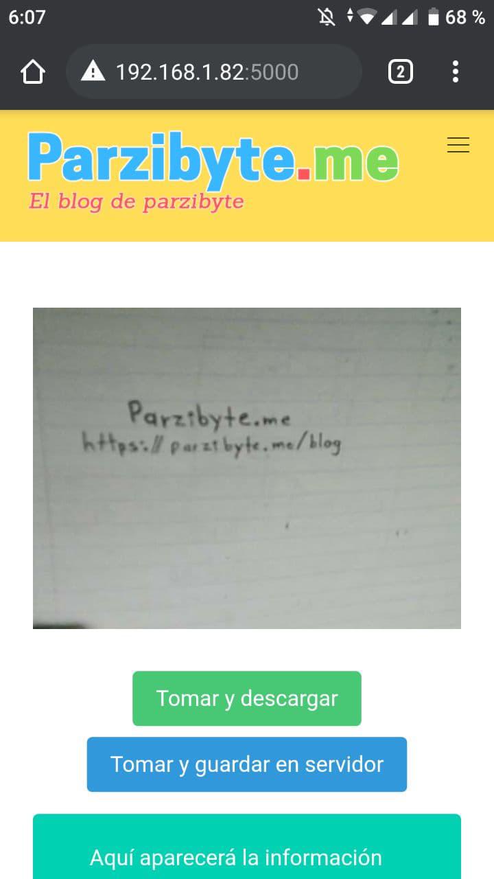 Ver cámara de manera remota usando Python, Flask y OpenCV