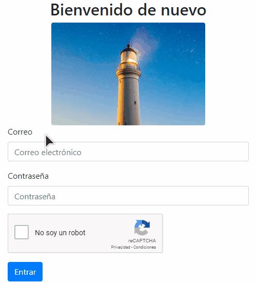 Formulario de Bootstrap 4 con reCAPTCHA v2 y PHP