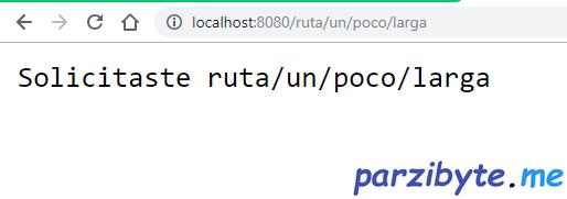 Más rutas en servidor web