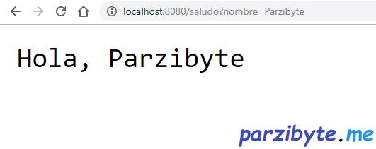Parámetros en URL con servidor Go