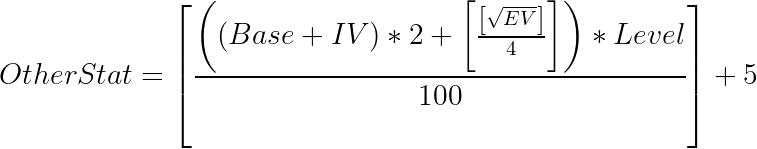 Fórmula para calcular otros puntos estadísticos