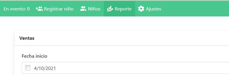 Control de aforo en software para control de eventos por tiempo
