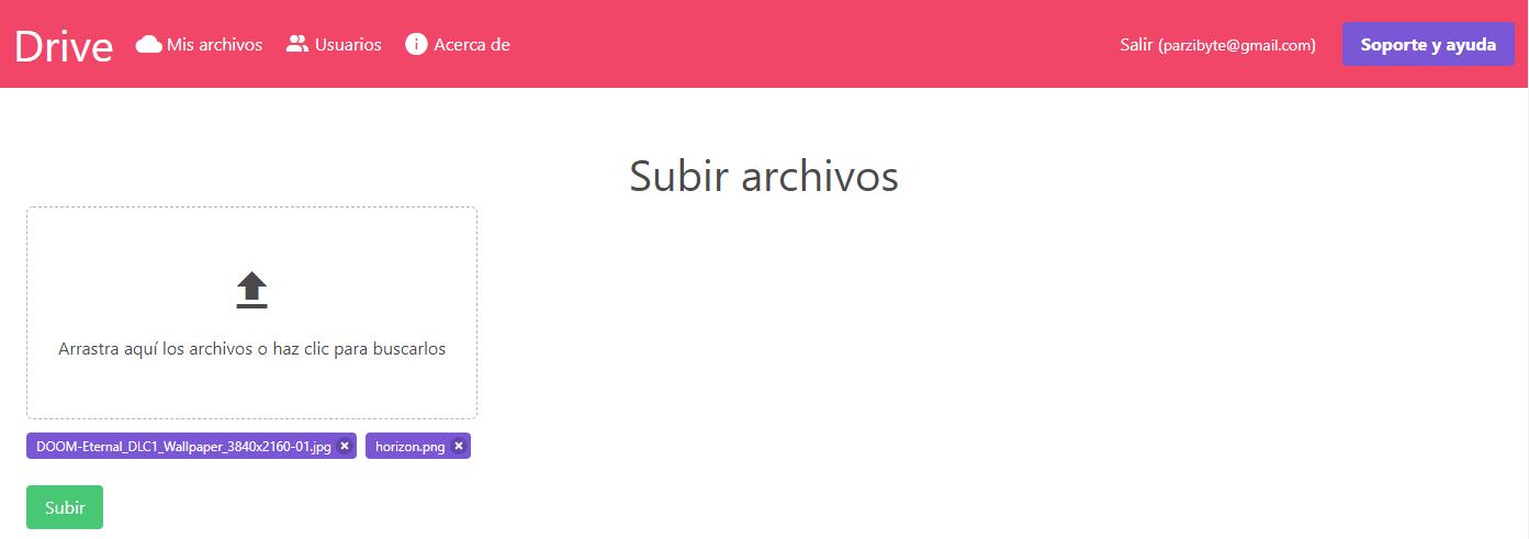 Subiendo archivos al sistema de drive en PHP