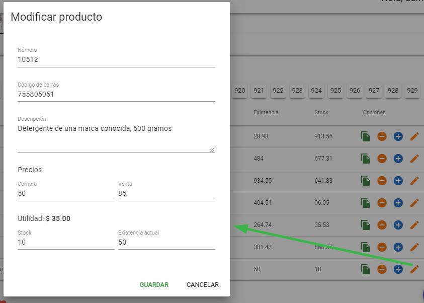 Modificar precio de producto con Sublime POS 3
