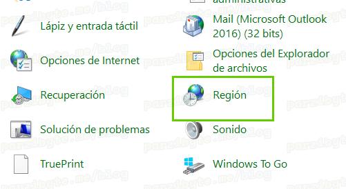 1 - Panel de control