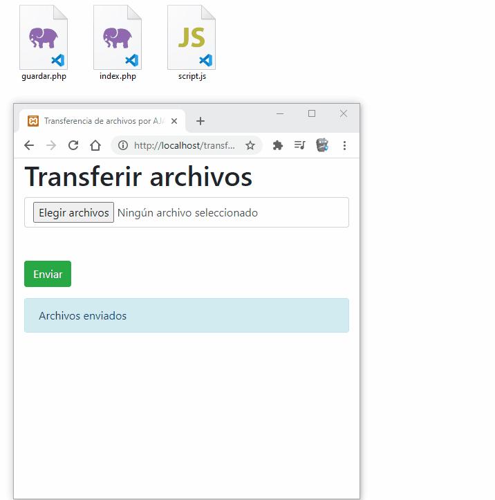 Subir varios archivos con AJAX y PHP