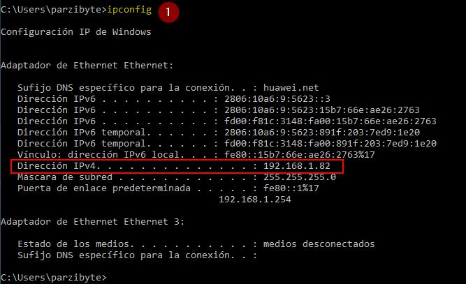 Averiguar IP del servidor de Sublime POS 3