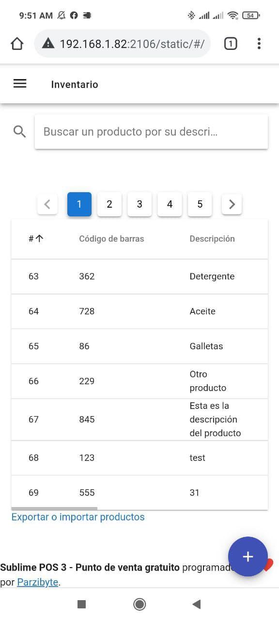 Sublime POS 3, punto de venta gratuito en Android