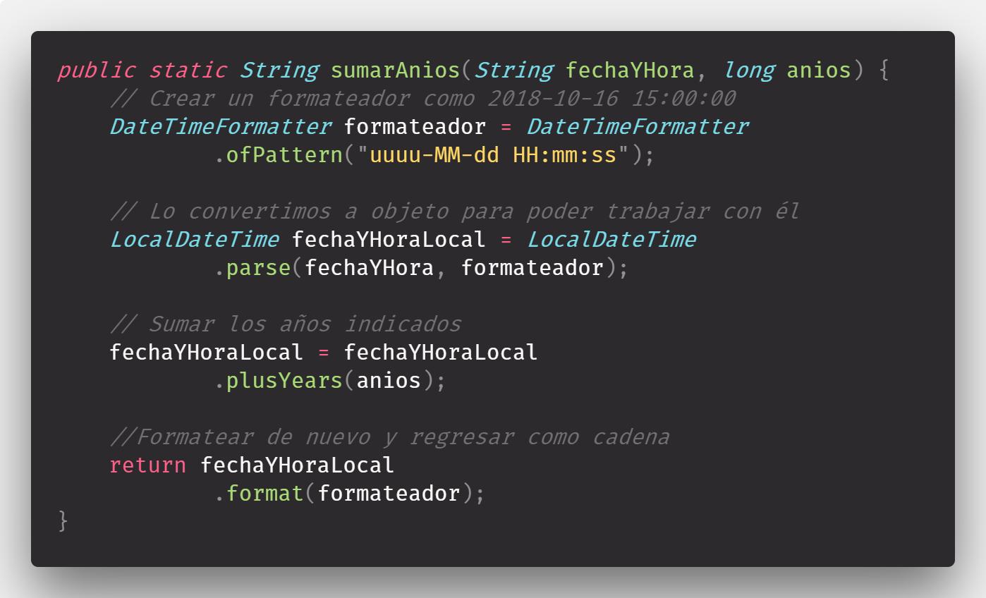 Sumar y restar fechas en Java