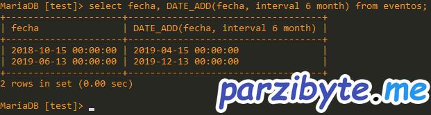 Sumar fechas en MySQL