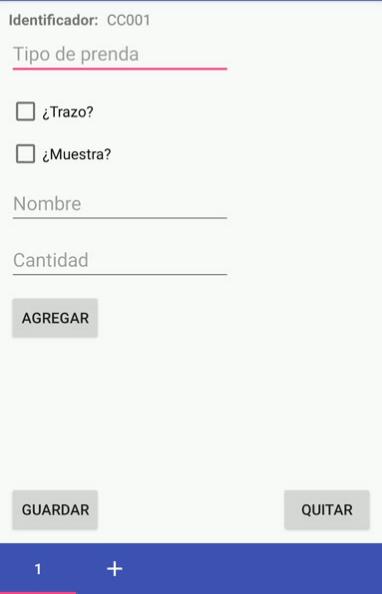 En la parte inferior existen pestañas o tabs dinámicas que se agregan cuando el usuario hace click en la última pestaña