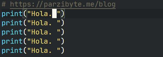 Números con Vim - Repetir acciones