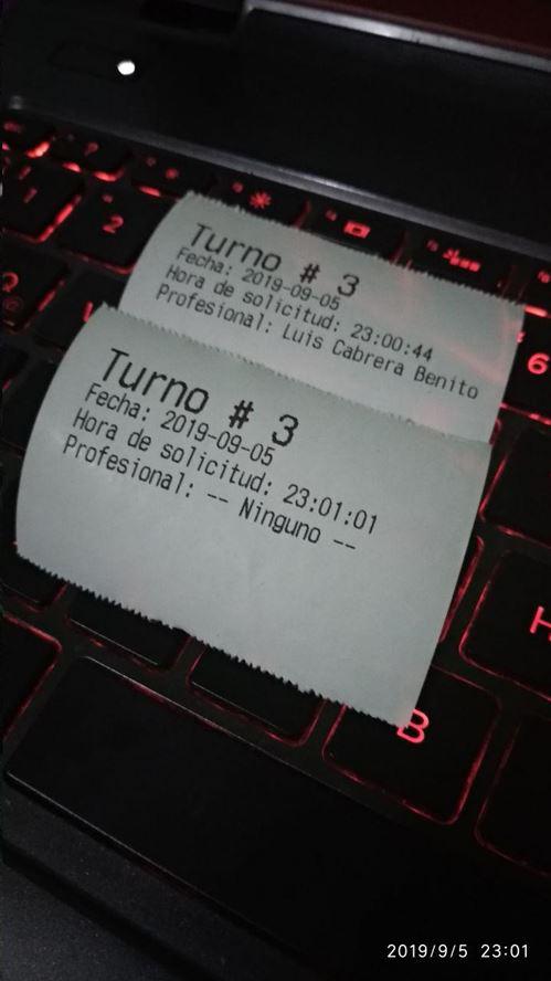 Tickets de turno - Software turnero web