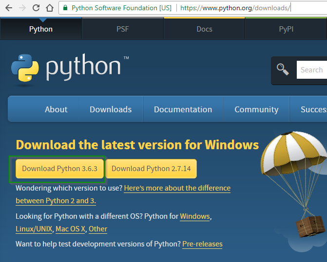 install python windows 10