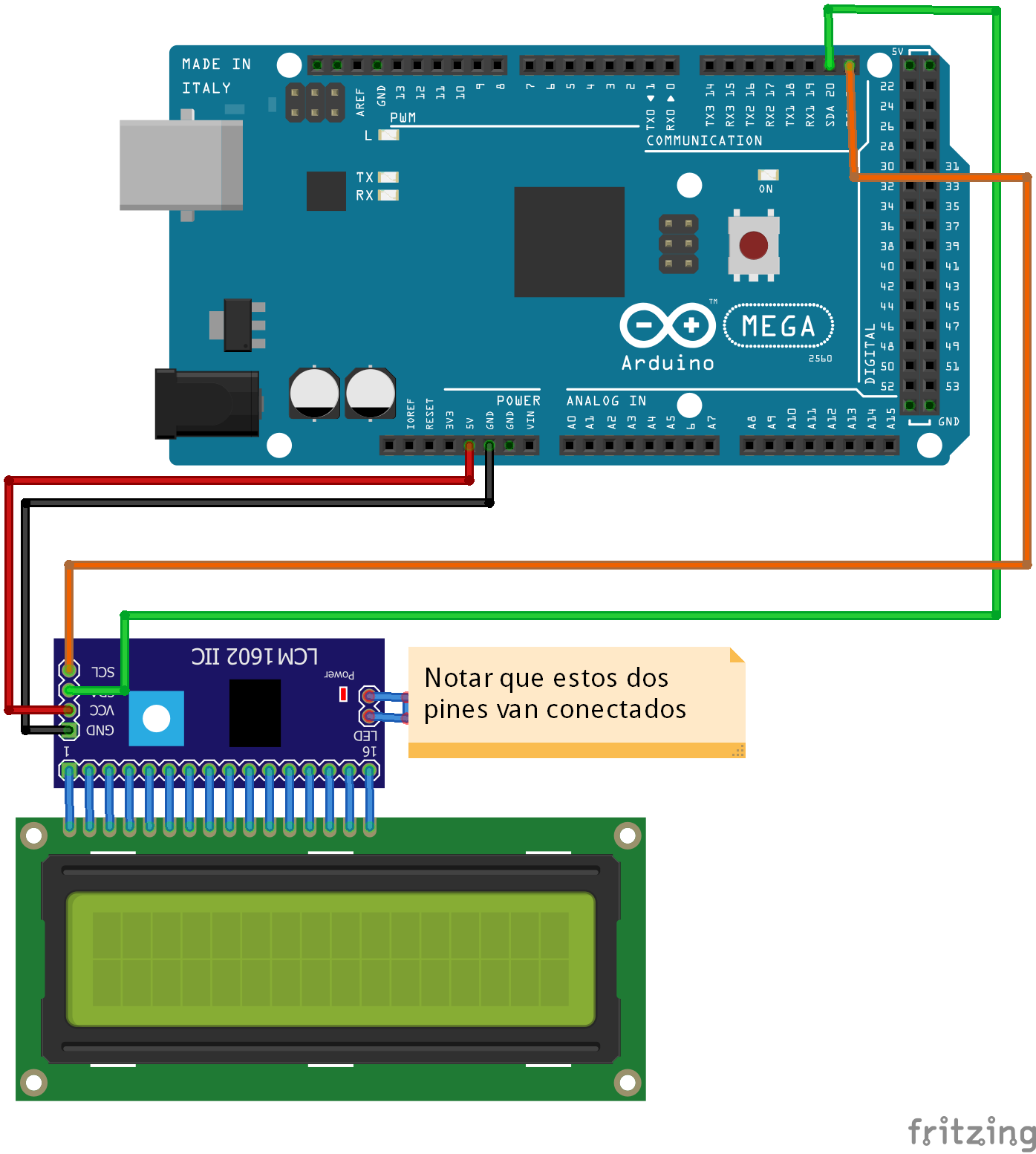 Ejecutante mundo Indiferencia Ejemplo de Arduino y LCD con el módulo I2C - Parzibyte's blog