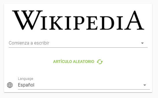 Visor de Wikipedia en español