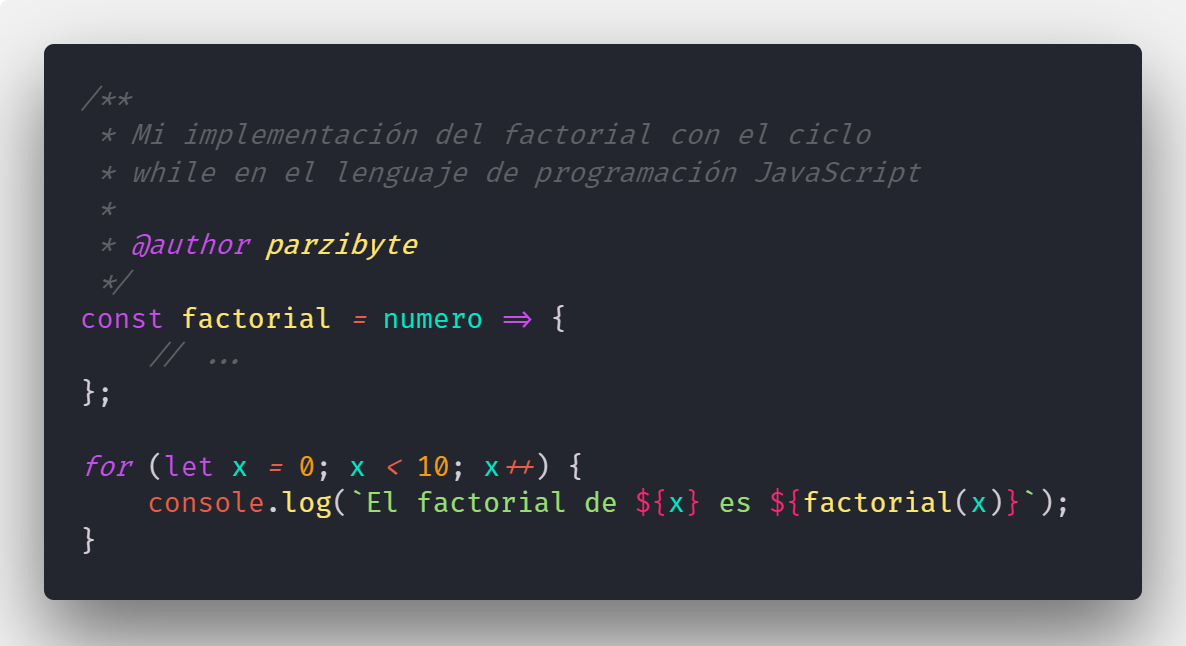 Tabla De Factorial