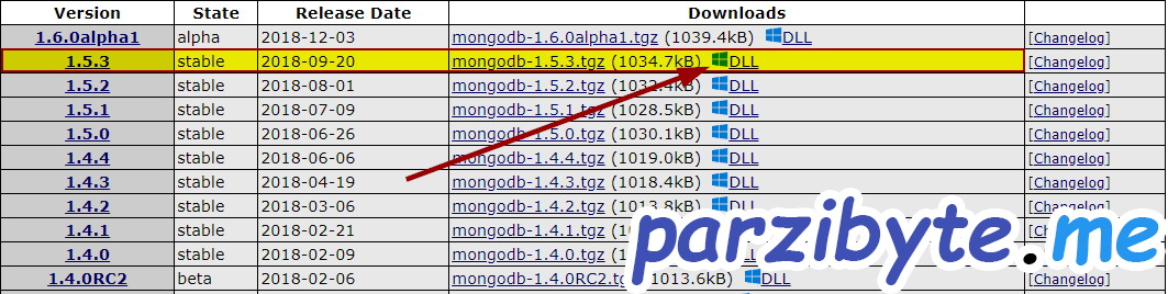 Descargar DLL de MongoDB para PHP