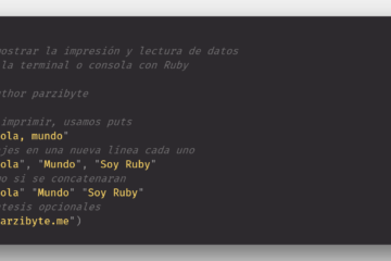 Leer e imprimir en la terminal con Ruby usando gets, chomp y puts