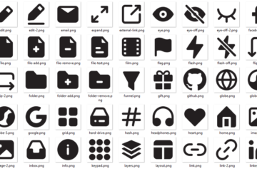Paquete de iconos Eva Icons para la web o para escritorio. Iconos Open source